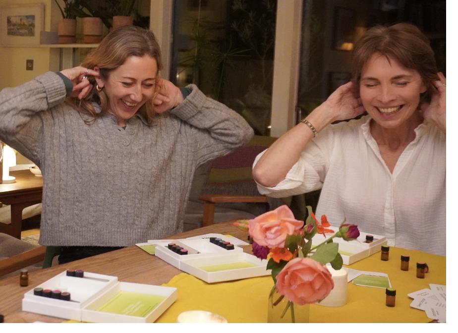 AromaPoints participants laughing